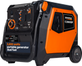 Generac iQ3800 DF 8946 3000W/3800W Generator Dual Fuel Gas Propane Low THD Inverter CO Sense Electric Start CARB New