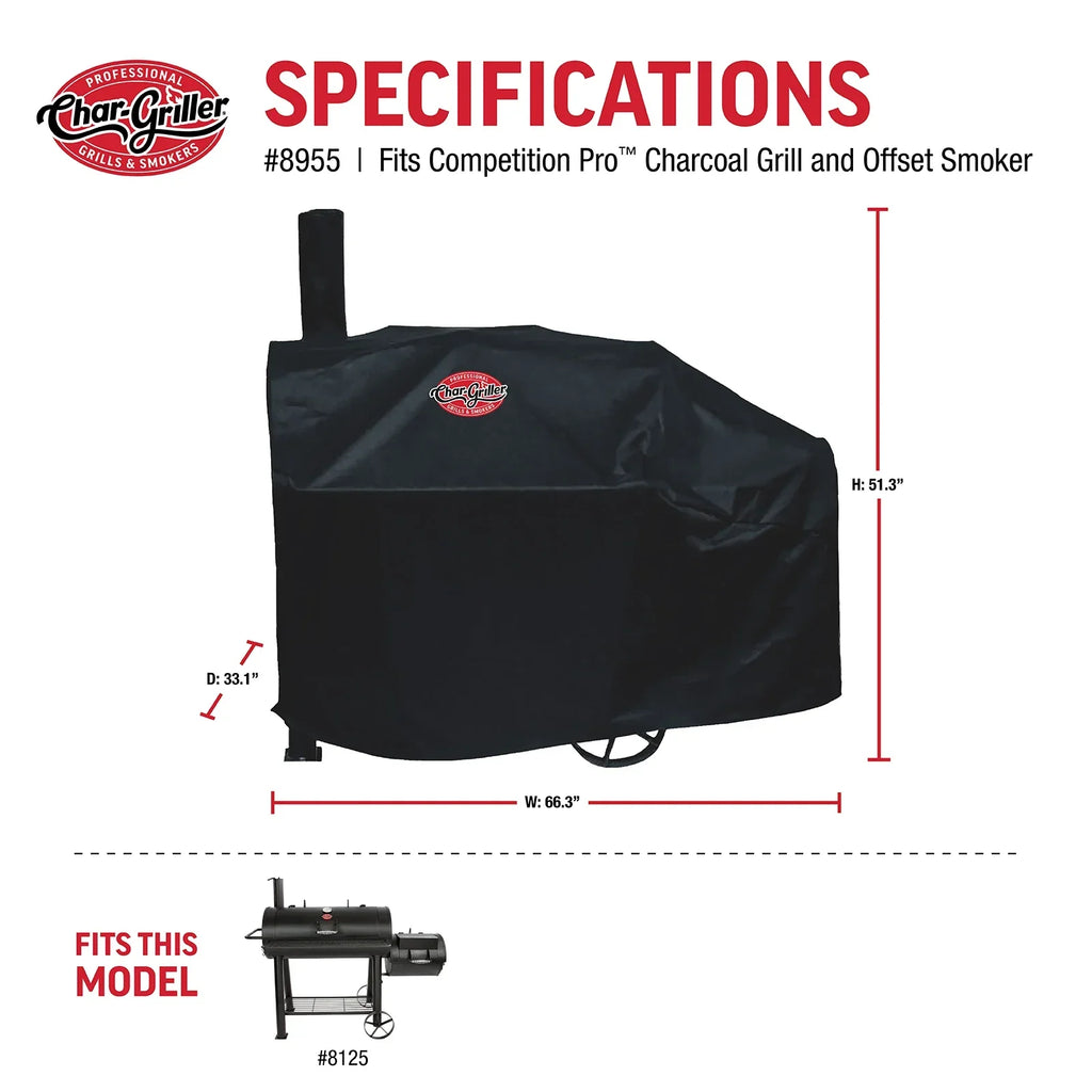 Char-Griller Competition Pro BBQ Cover
