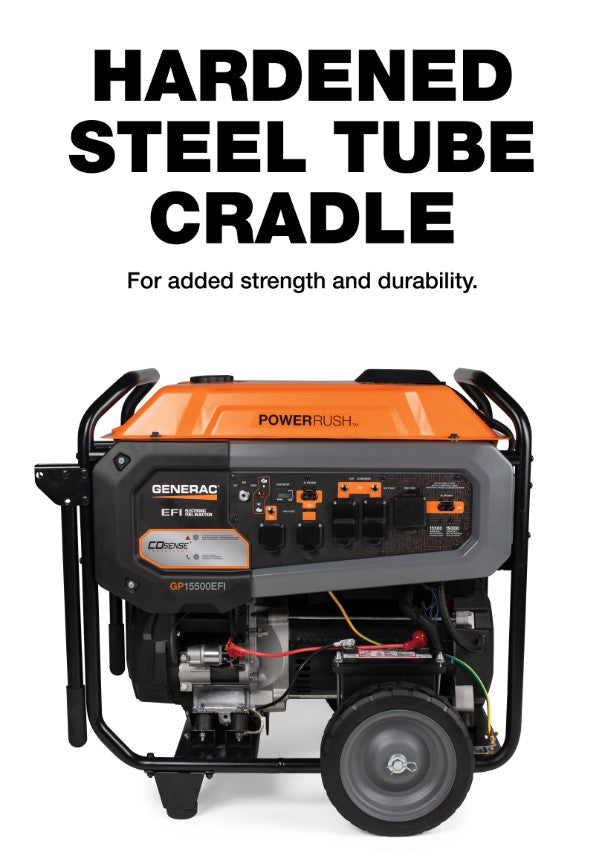 Generac GP15500EFI 15500W/19300W Generator Gas 50A COSense Electric Start 7705 New