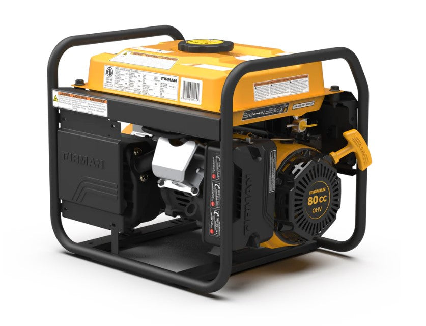 Firman P01204 Generator 1200W/1500W 20 Amp With CO Alert New