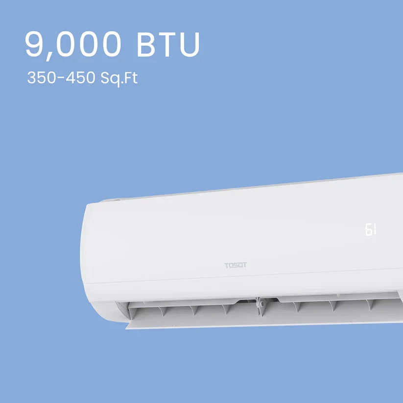 Tosot Mini-Split Air Conditioner with Heat Pump WiFi 9,000 BTU 450 Sq. Ft Cosmo Series New