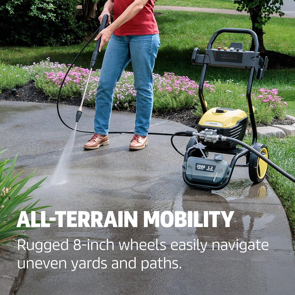 Karcher K 2500 E Electric Pressure Washer 2500 PSI 1.2 GPM 120V New