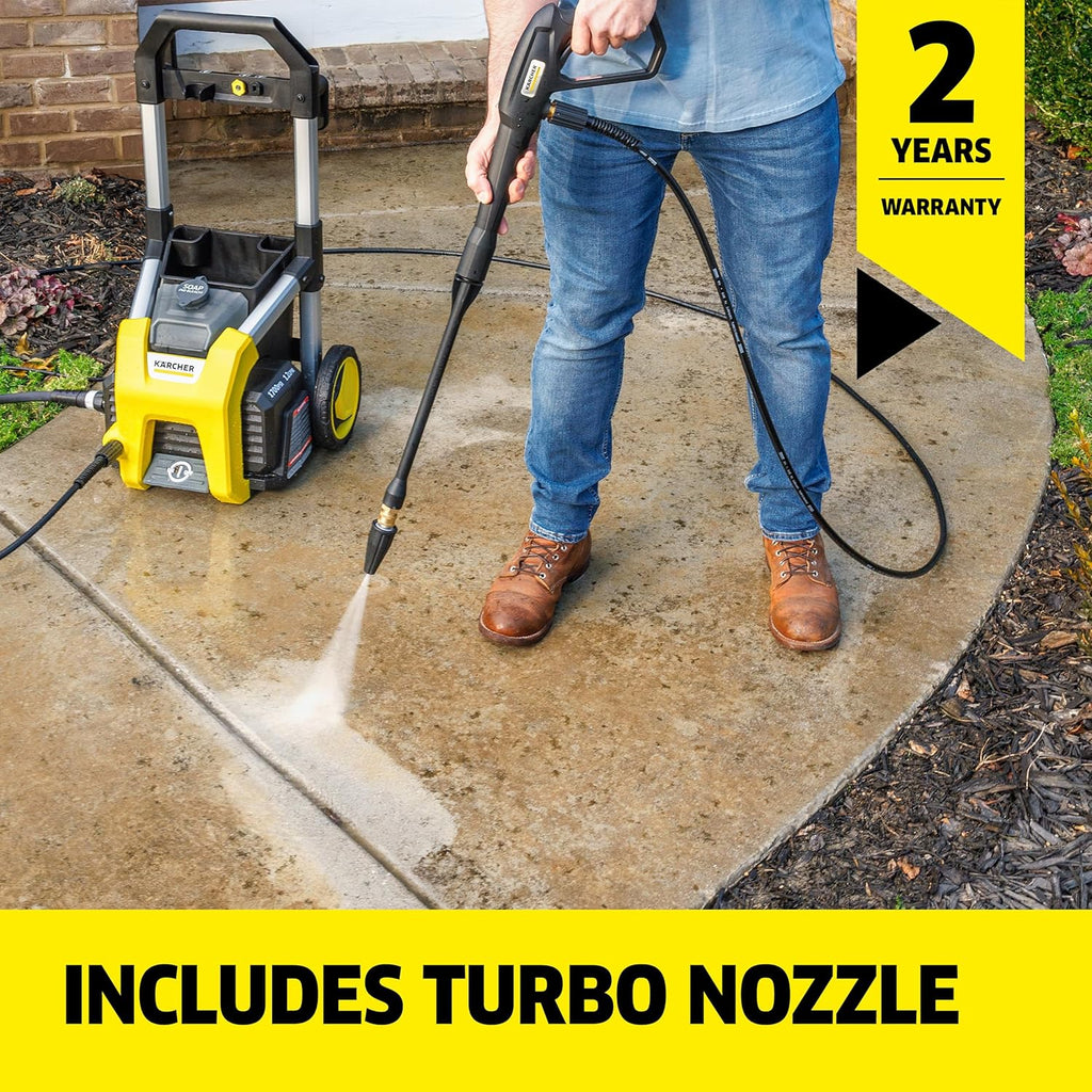 Karcher K1700 Electric Pressure Washer 1700 PSI 1.2 GPM 120V New