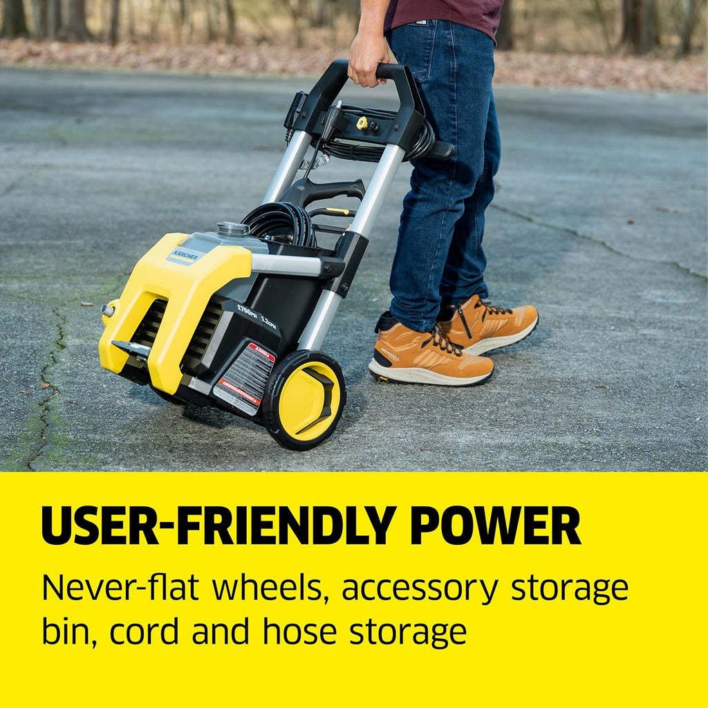 Karcher K1700 Electric Pressure Washer 1700 PSI 1.2 GPM 120V New