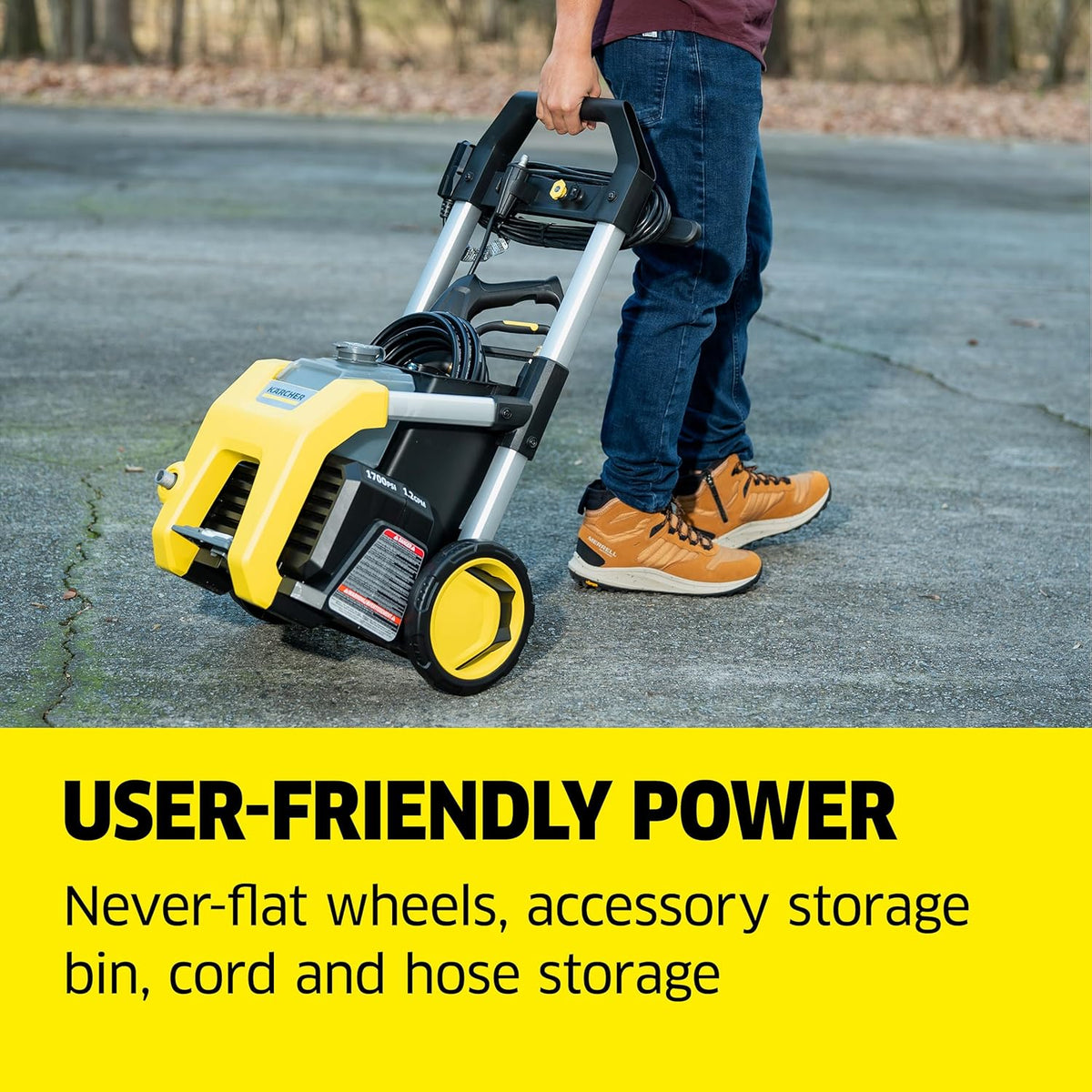 Karcher K1700 Electric Pressure Washer 1700 PSI 1.2 GPM 120V New