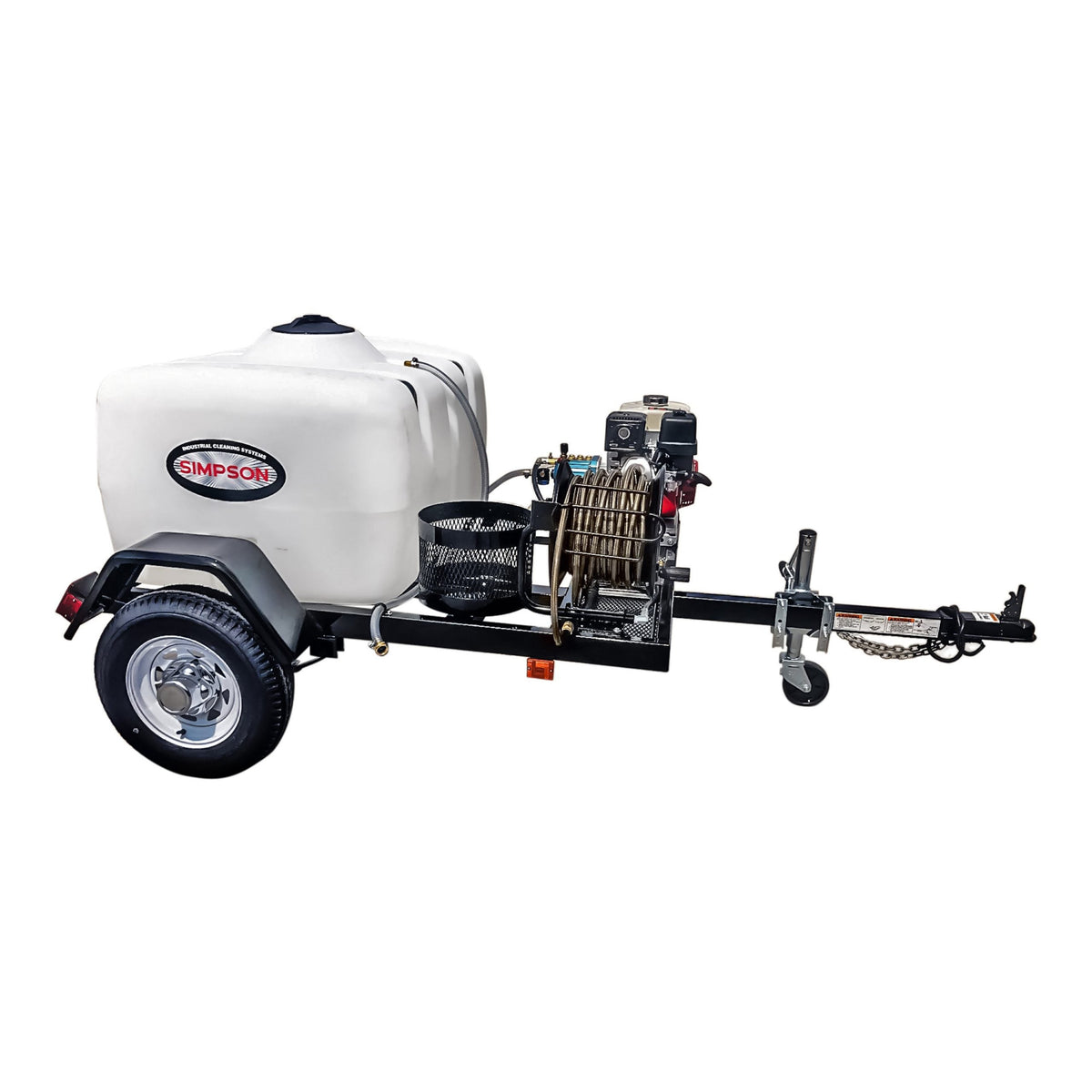 Simpson 95001 Mobile Pressure Washer Trailer 3800 PSI 3.5 GPM Honda GX270 Engine DOT Certified New