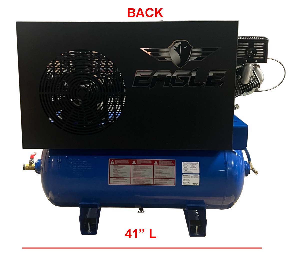 Eagle Truck Mount Air Compressor 150 PSI 30 Gal. 18.5 CFM 9 HP Honda GX270 Electric Start 9G30TRKE-H New