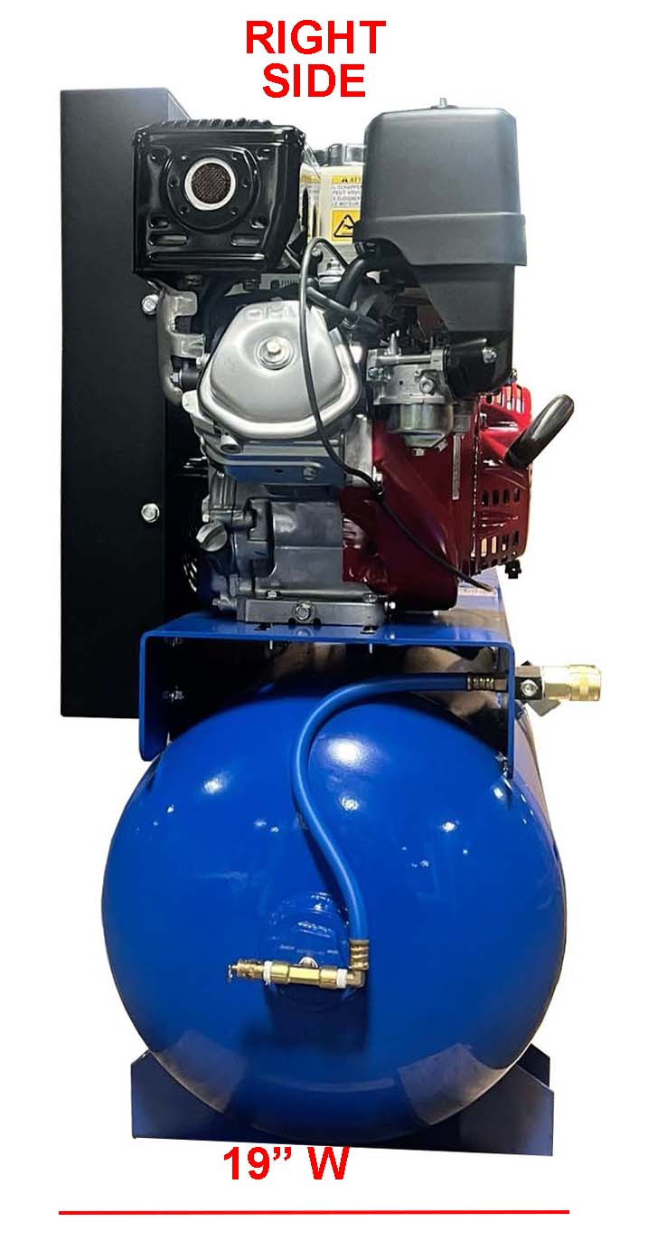 Eagle Truck Mount Air Compressor 150 PSI 30 Gal. 18.5 CFM 9 HP Honda GX270 Electric Start 9G30TRKE-H New