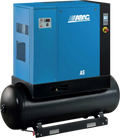 ABAC AS-B Rotary Screw Air Compressor w/ Dryer 150PSI 15HP 131 Gal. 3-Phase 230/460V New