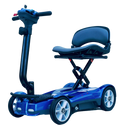 EV Rider S194AF Transport AF4W Folding Mobility Scooter Sapphire Blue New