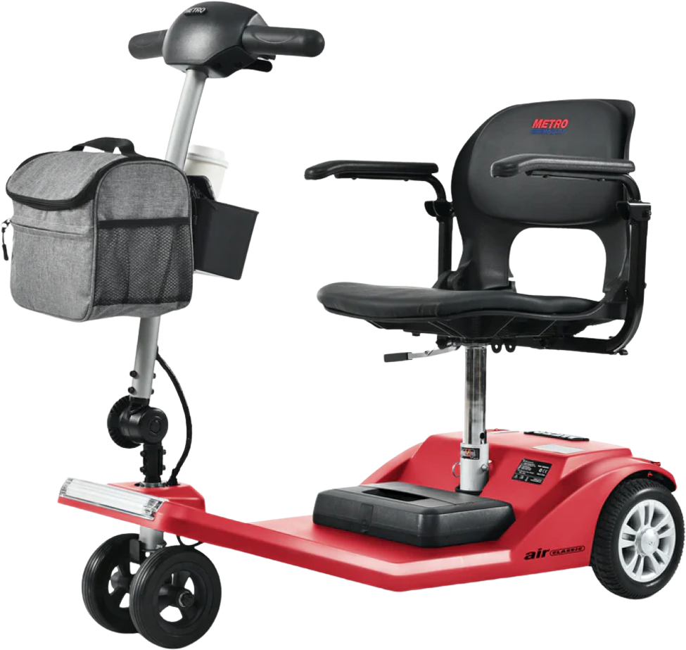 Metro Mobility Air Classic Mobility Scooter 4 Wheel Electric 24V 12Ah 250W 5 MPH 10 Mile Range New