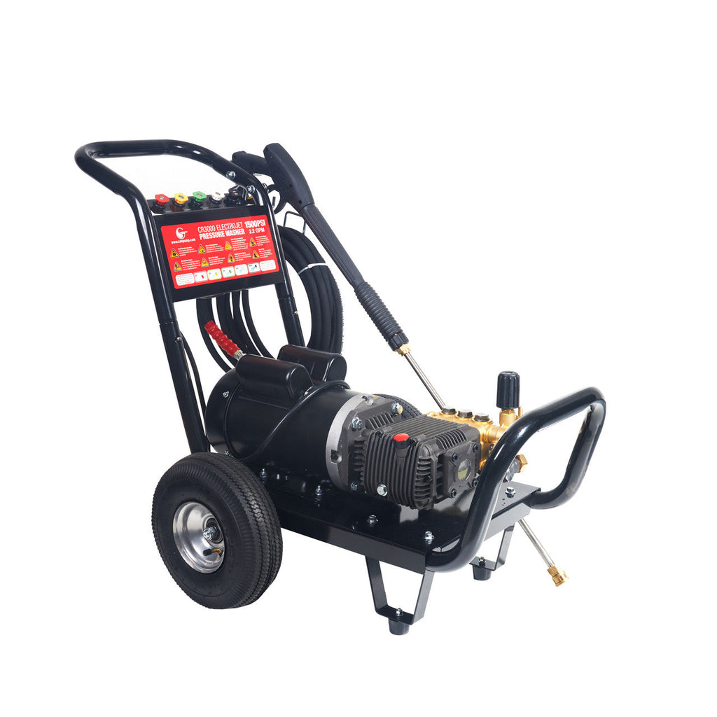 Canpump CR3000 Electrojet Pressure Washer 1500 PSI 2.2 GPM 2 HP 120V Total Stop System New