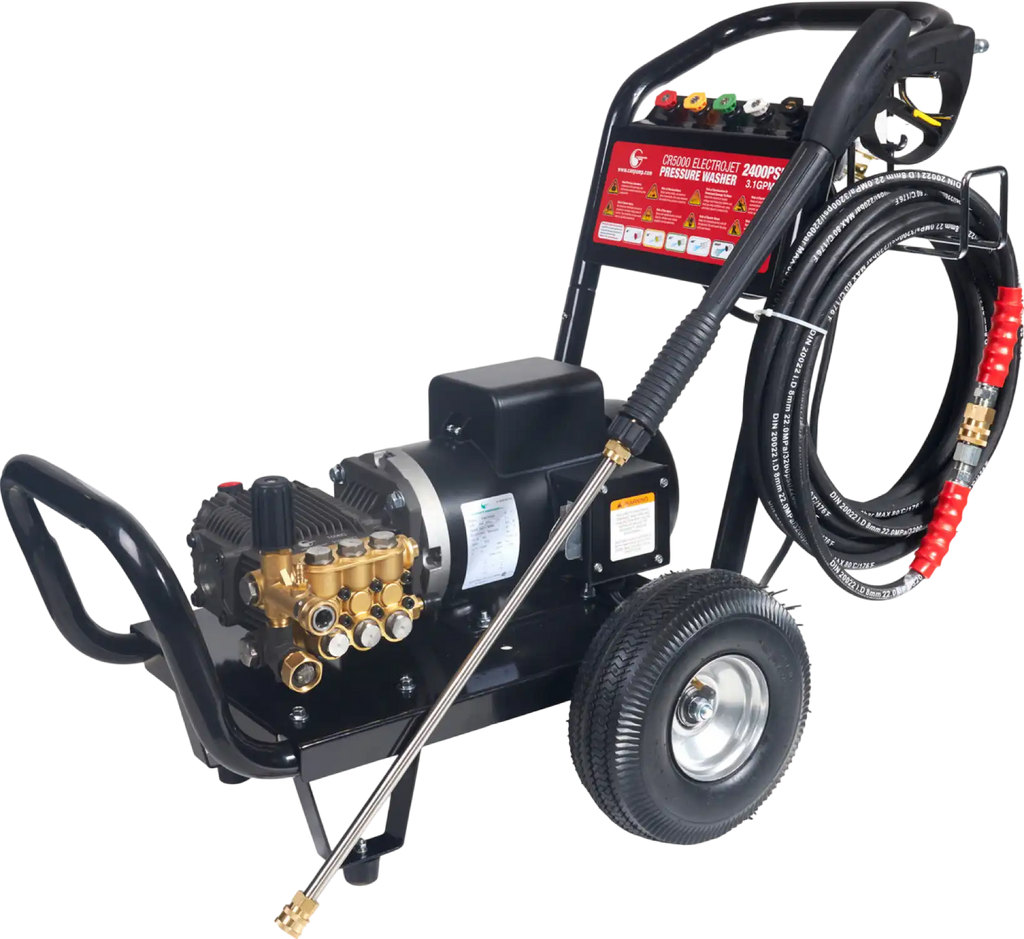 Canpump CR5000 Electric Pressure Washer 2500 PSI 2.9 GPM 5HP 240V Total Stop System New