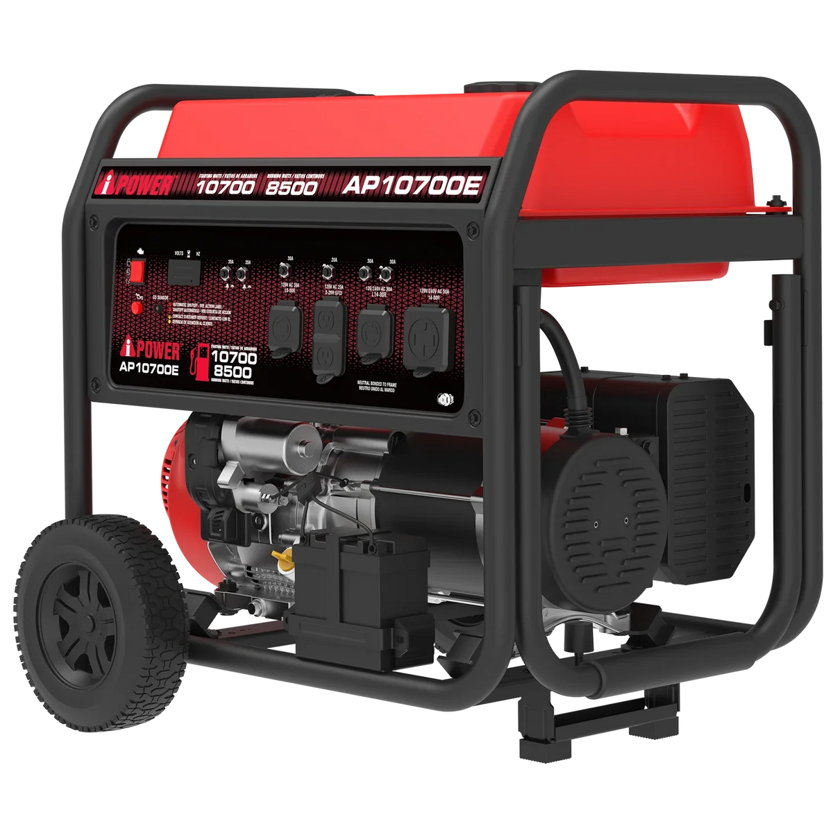 A-iPower AP10700E 8500W/10700W Generator Gas CO Sensor Electric Start New