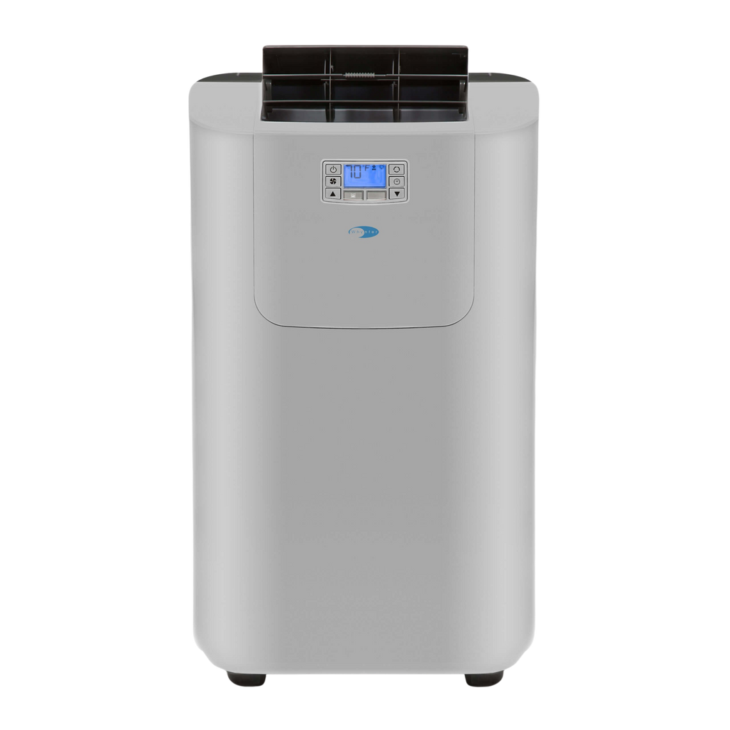 Whynter ARC-122DHP 12,000 BTU Elite Dual Hose Portable Air Conditioner Heater and Dehumidifier  Silver New