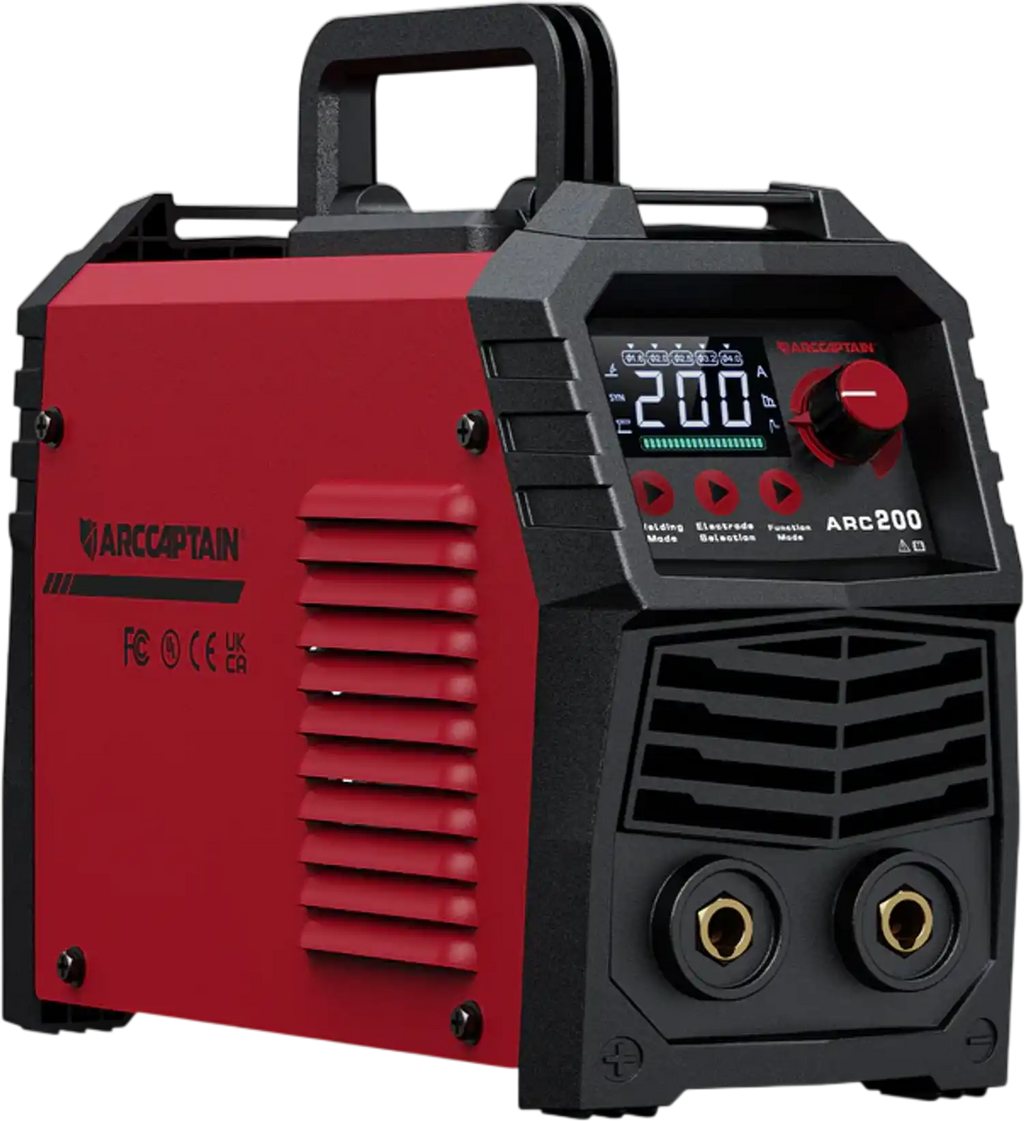 Arccaptain ARC200 Stick Welder Synergic 200A IGBT Inverter 110/220V New
