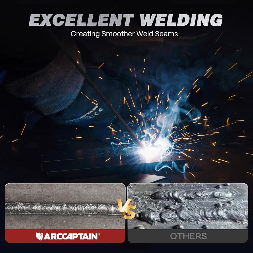 Arccaptain ARC250 Synergic Stick Welder with Lift TIG 250A IGBT 230V New
