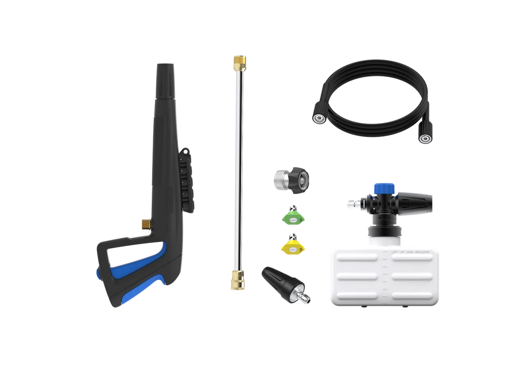 AR Blue Clean Electric Pressure Washer 2100 PSI 1.7 GPM with Total Stop System BC383HSB New