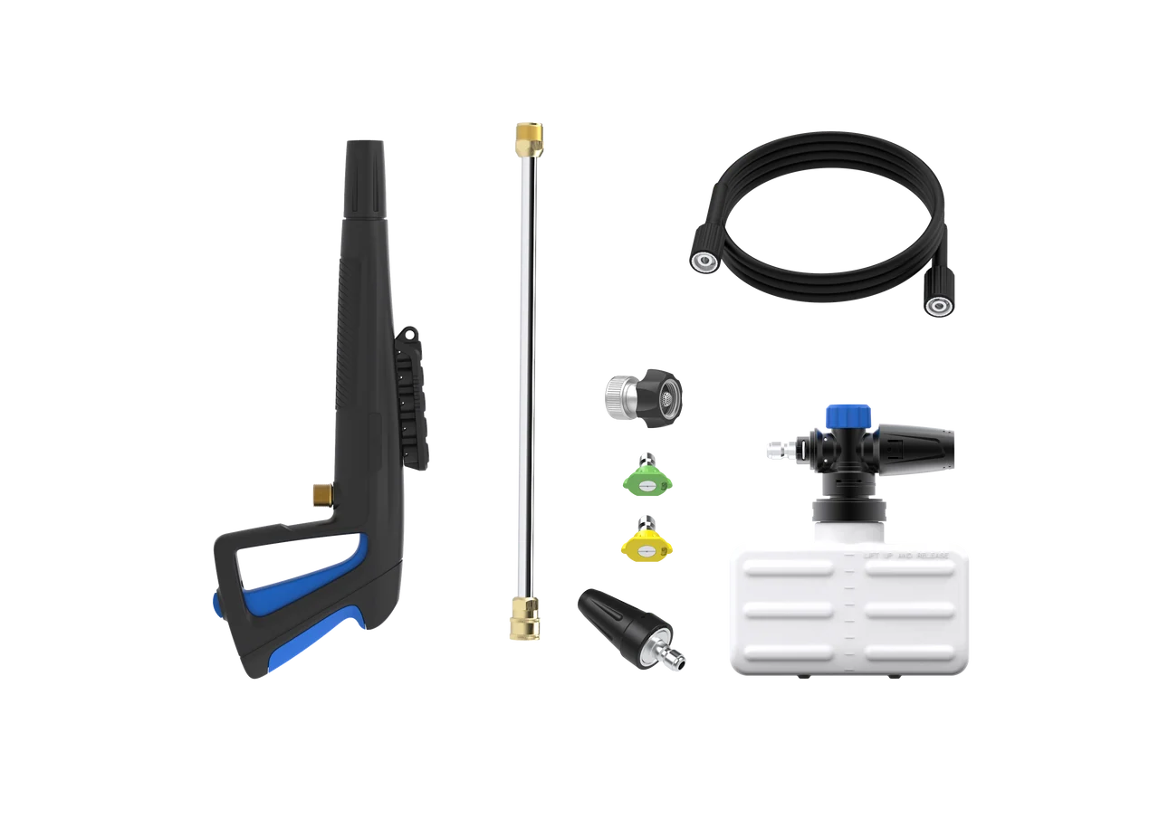 AR Blue Clean Electric Pressure Washer 2100 PSI 1.7 GPM with Total Stop System BC383HSB New