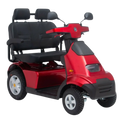 Afikim Afiscooter S4 Duo 4 Wheel Electric Mobility Scooter Dual Seat Red New