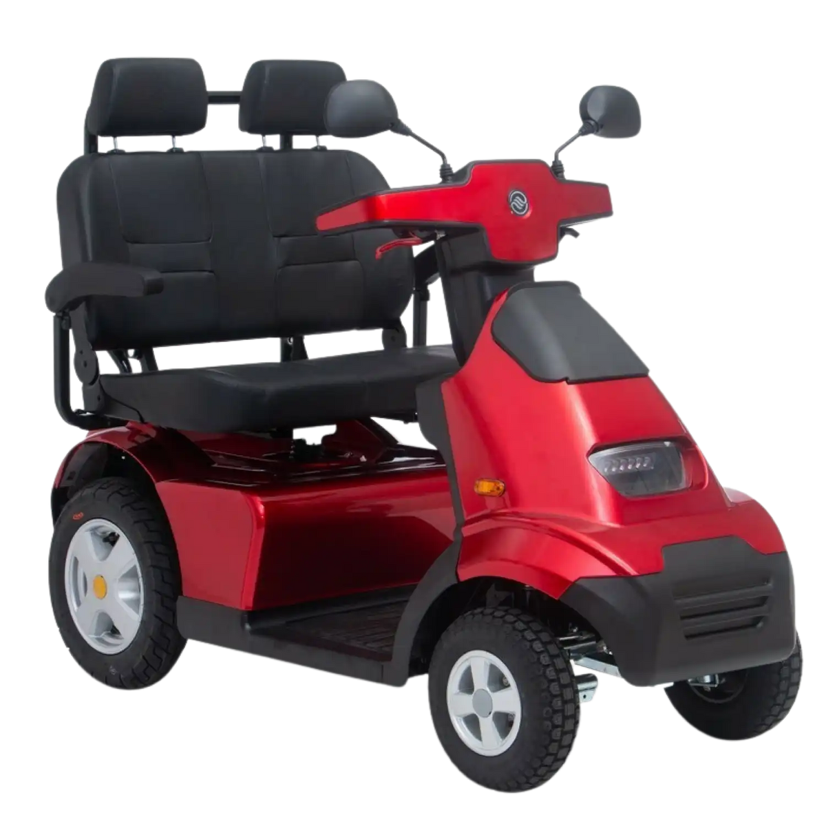 Afikim Afiscooter S4 Duo 4 Wheel Electric Mobility Scooter Dual Seat Red New