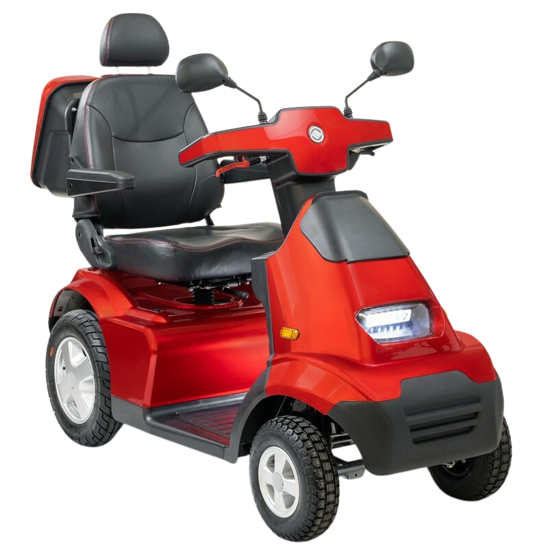 Afikim Afiscooter S4 4-Wheel Electric Mobility Scooter Silver New