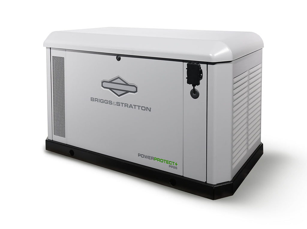 Briggs & Stratton 040807 Power Protect+ 26kW Standby Generator Dual Fuel Propane Natural Gas 120/240V New