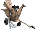 BigBear Power BBC31E Tornadic Wood Chipper 3" 7 HP Shredder with Vacuum Gas Powered Commercial Electric Start New
