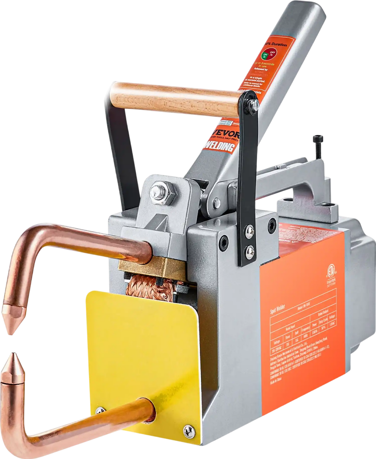 Vevor Spot Welder 1/8" Portable Handheld Welding Gun with 1.5KVA Input for Aluminum and Carbon Steel New