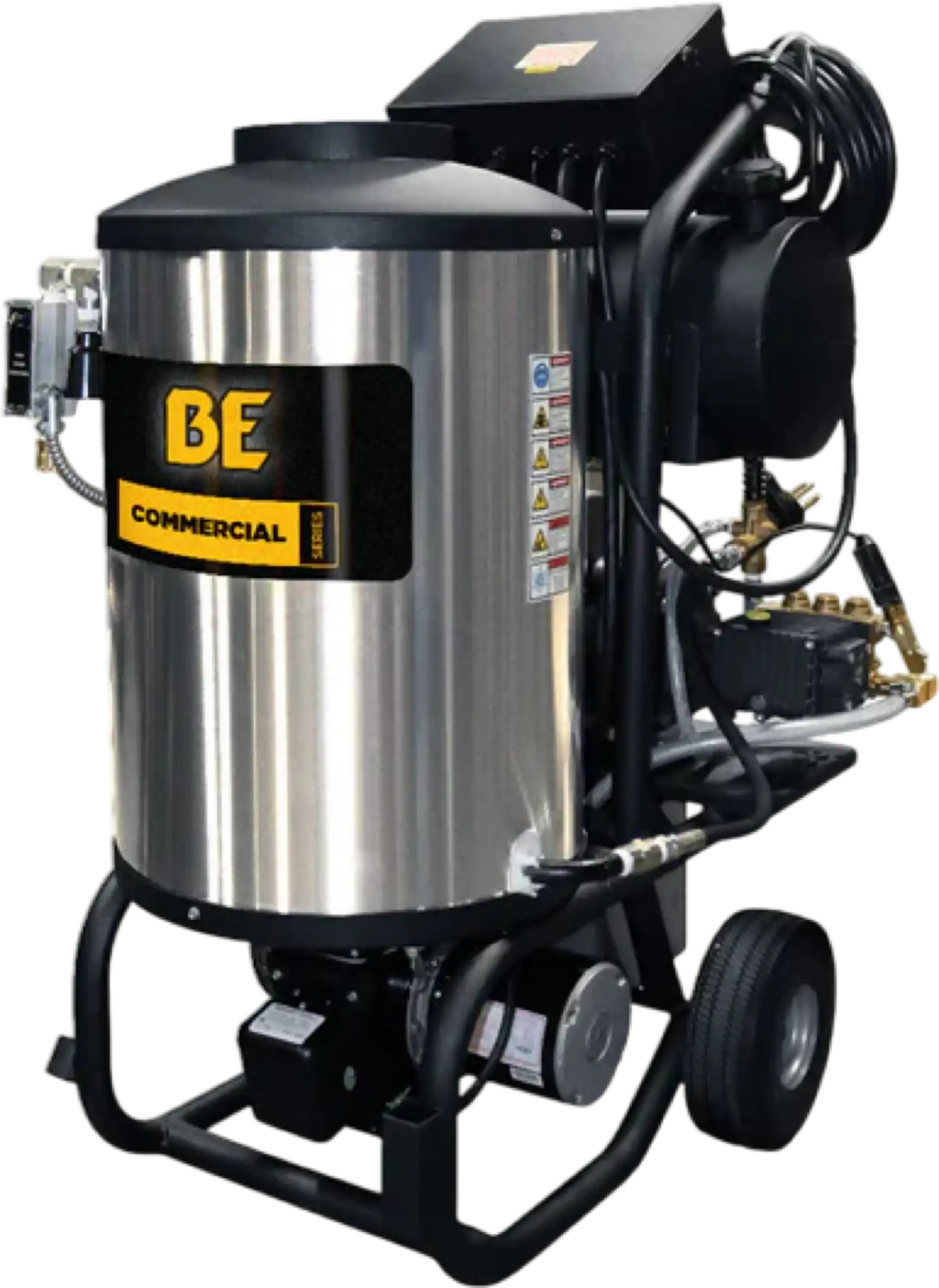 BE 1250 Pressure Washer Hot Water 1,400 PSI 2 GPM Electric 2 HP Motor 115V New