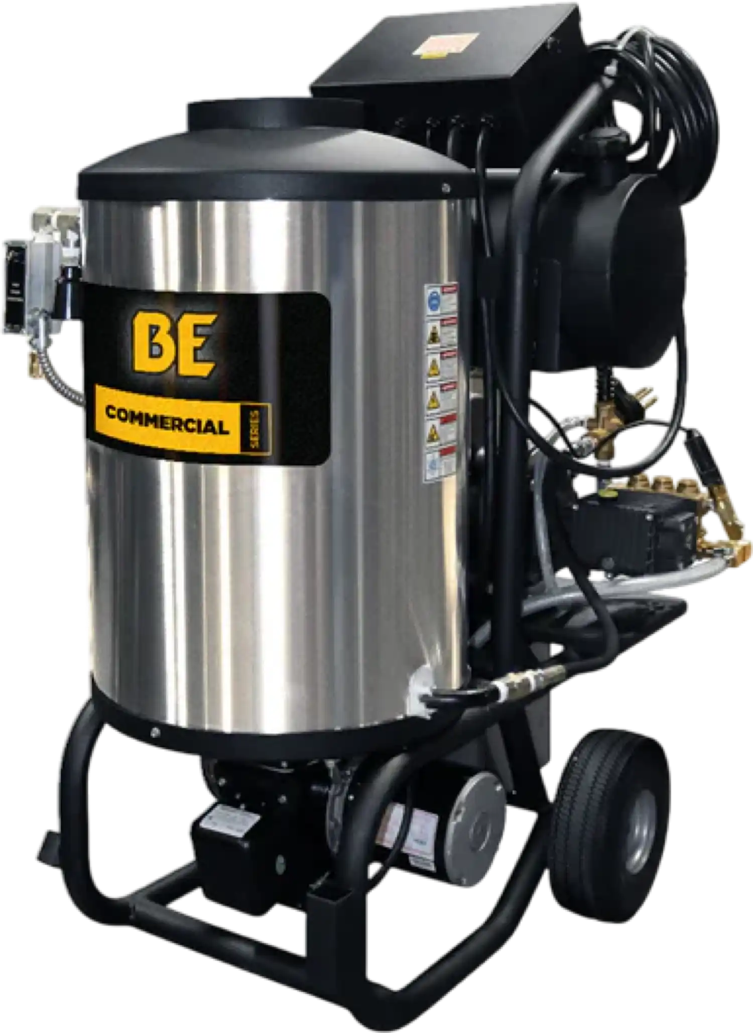 BE 1250 Pressure Washer Hot Water 1,400 PSI 2 GPM Electric 2 HP Motor 115V New