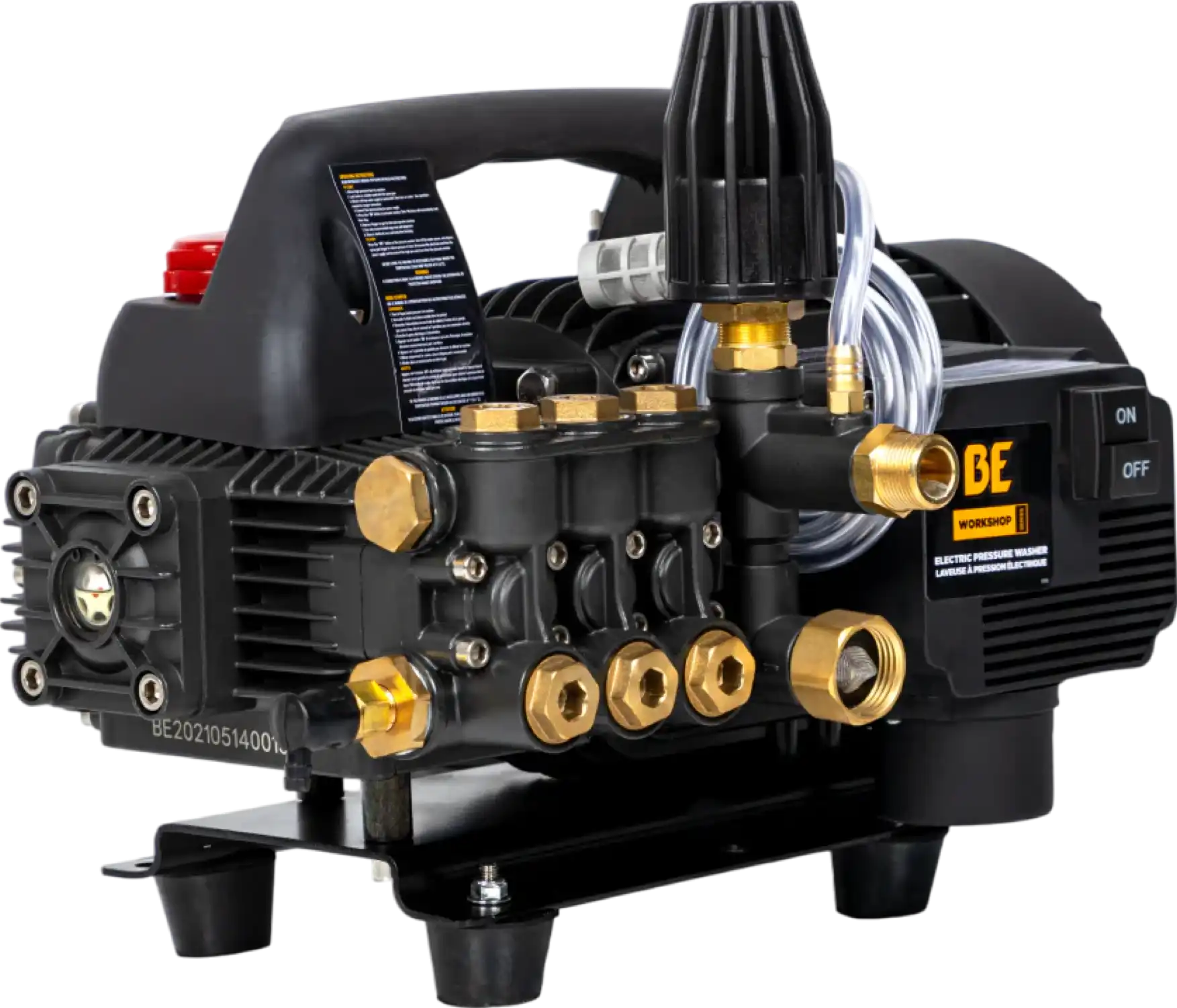 BE Electric Pressure Washer 1500 PSI 1.6 GPM 1.5 HP 120V New