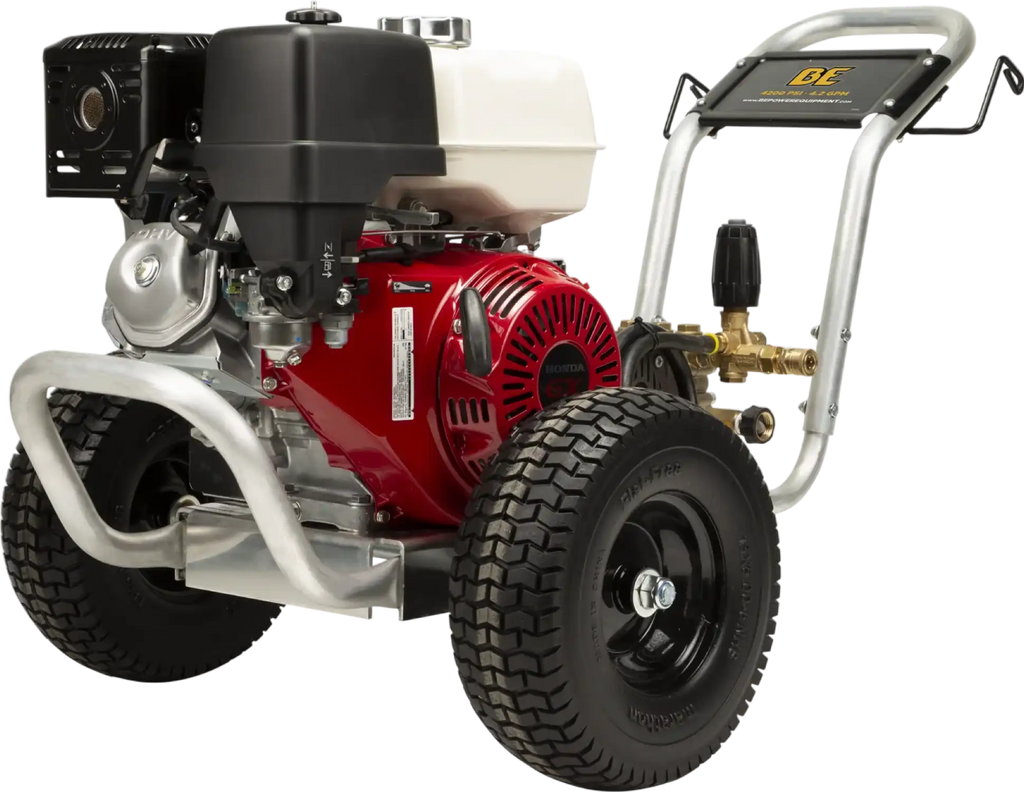 BE Pressure Washer Cold Water 4,200 PSI 4.2 GPM Honda GX390 Comet Pump B4213HABCS New