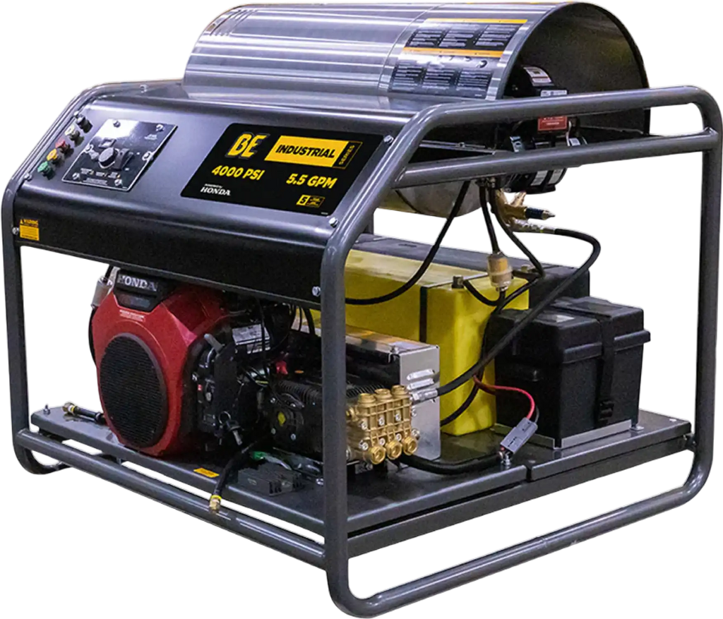 BE Pressure Washer Hot Water 3,500 PSI 8.5 GPM Honda GX690 Engine AR Triplex Pump New