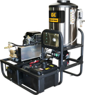 BE Skid Pressure Washer Hot Water 3,500 PSI 5.2 GPM Vanguard 18 HP Engine Z5535CPBDV New