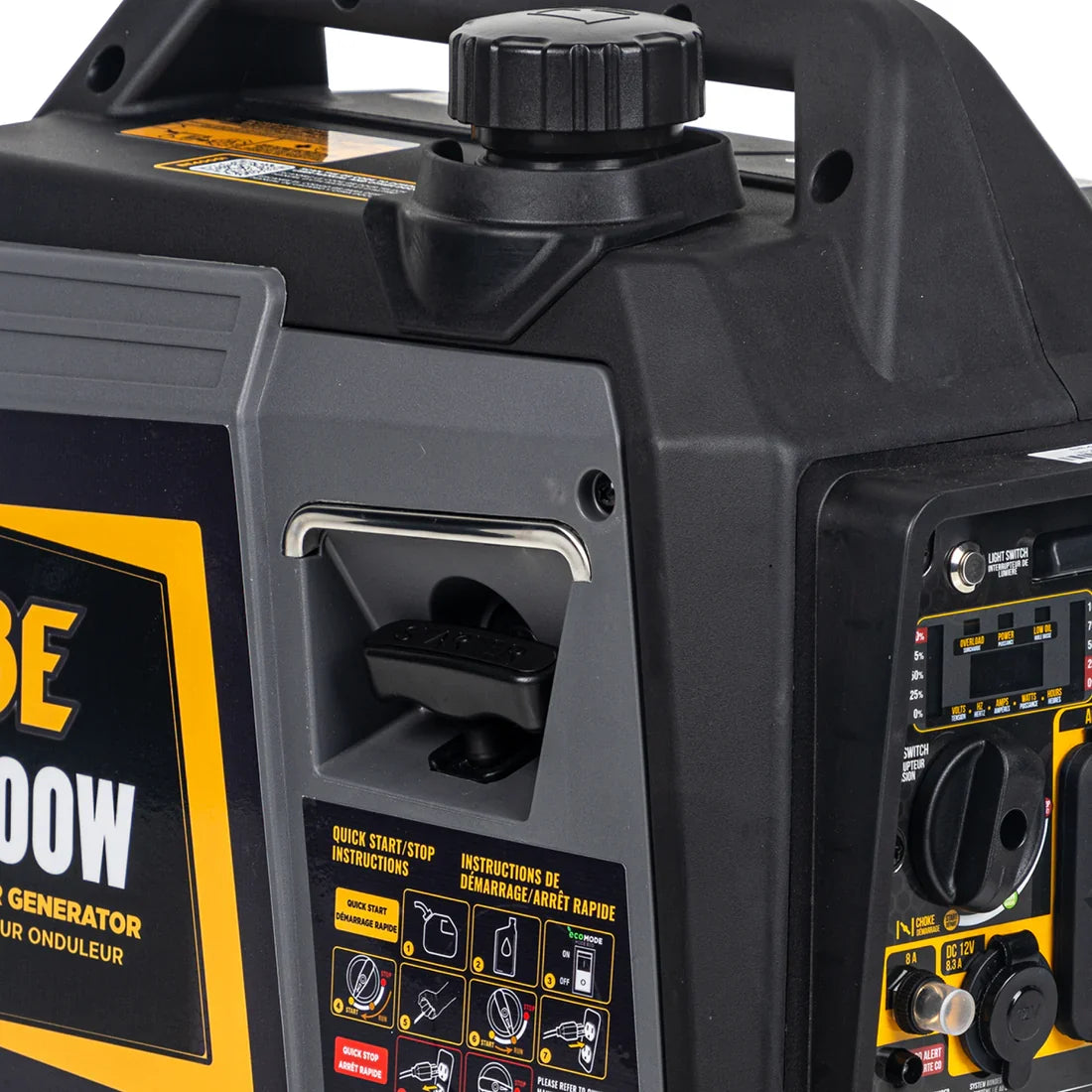 BE 3200W/4000W Inverter Generator Low THD Gas Powerease Engine Recoil Start New