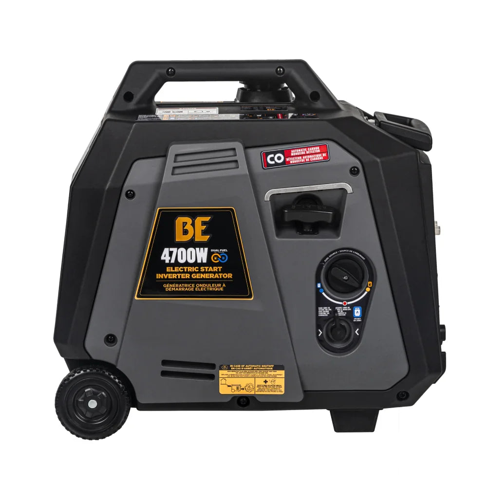 BE 3800W/4700W Digital Inverter Generator Dual-Fuel Gas Propane Powerease Engine Electric Start New