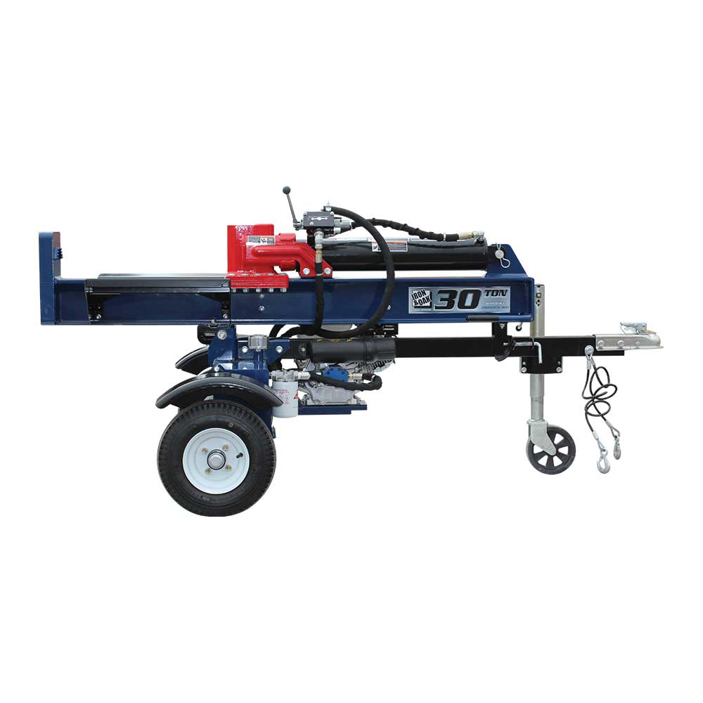 Iron and Oak Log Splitter 30 Ton Vertical/Horizontal Tow Behind Portable Gas with Honda GX270 Engine BHVH3018GX New