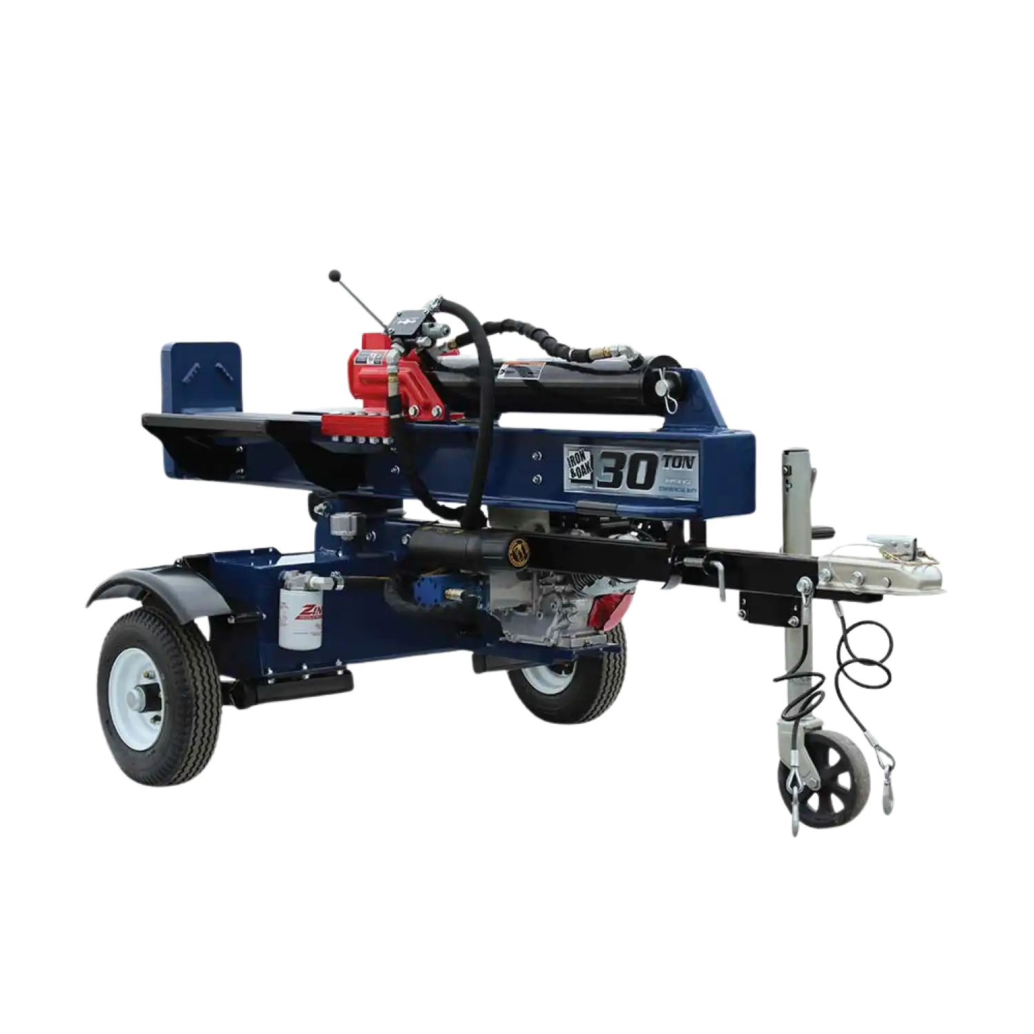 Iron and Oak Log Splitter 30 Ton Vertical/Horizontal Tow Behind Portable Gas with Honda GX270 Engine BHVH3018GX New