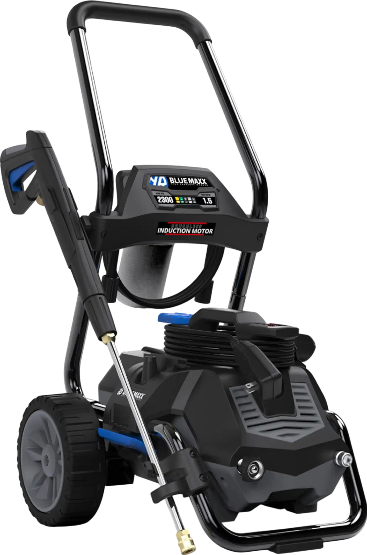 AR Blue Clean Maxx Electric Pressure Washer 2300 PSI 1.5 GPM with Total Stop System BM2300B New