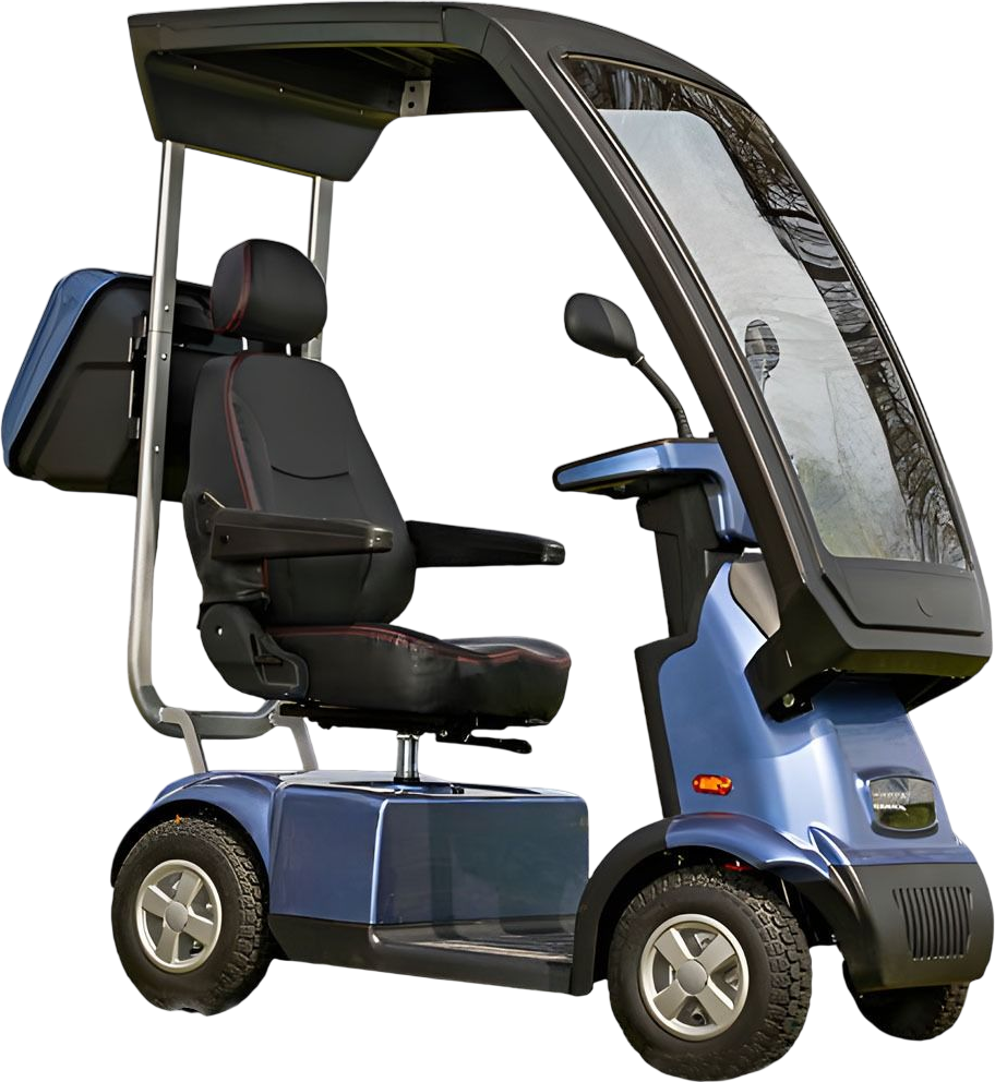 Afikim Afiscooter C4 4-Wheel Electric Mobility Scooter Blue New