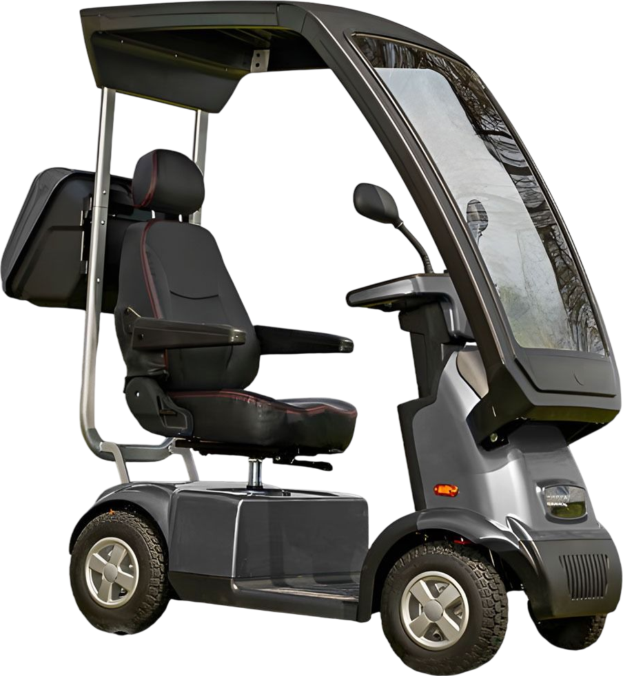 Afikim Afiscooter C4 4-Wheel Electric Mobility Scooter Grey New