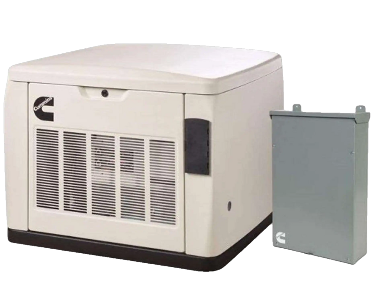Cummins RS20AC A061C602 20kW WiFi Quiet Connect™ Series Standby Generator LP/NG with 200A Automatic Transfer Switch Scratch and Dent