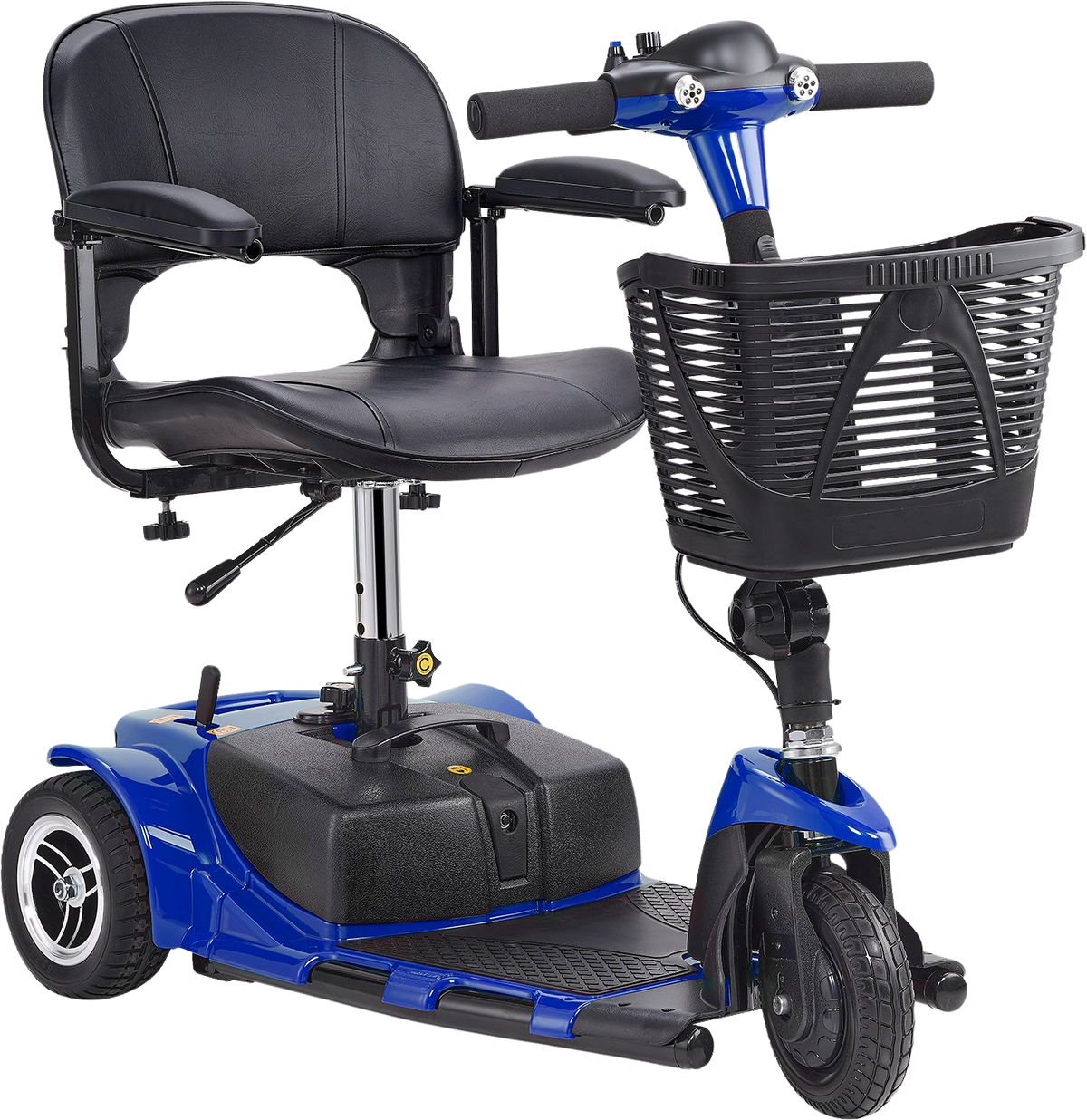 Vevor Mobility Scooter 3 Wheel Folding Heavy Duty 265 lbs. Capacity 24V 4 MPH 12 Mile Range New