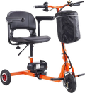 Vevor Mobility Scooter 3 Wheel Foldable 330 lbs. Capacity 48V 4 MPH 12 Mile Range Orange New