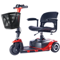 Zip'r Roo 3 Mobility Scooter 3 Wheel 265 lbs. Capacity 24V 12.4 Miles 3.7MPH TSA Approved Red New