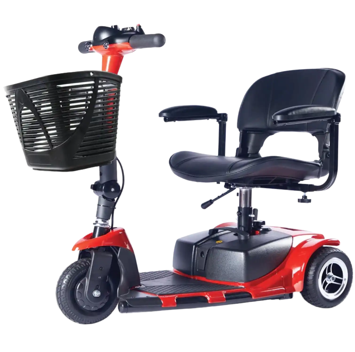 Zip'r Roo 3 Mobility Scooter 3 Wheel 265 lbs. Capacity 24V 12.4 Miles 3.7MPH TSA Approved Red New