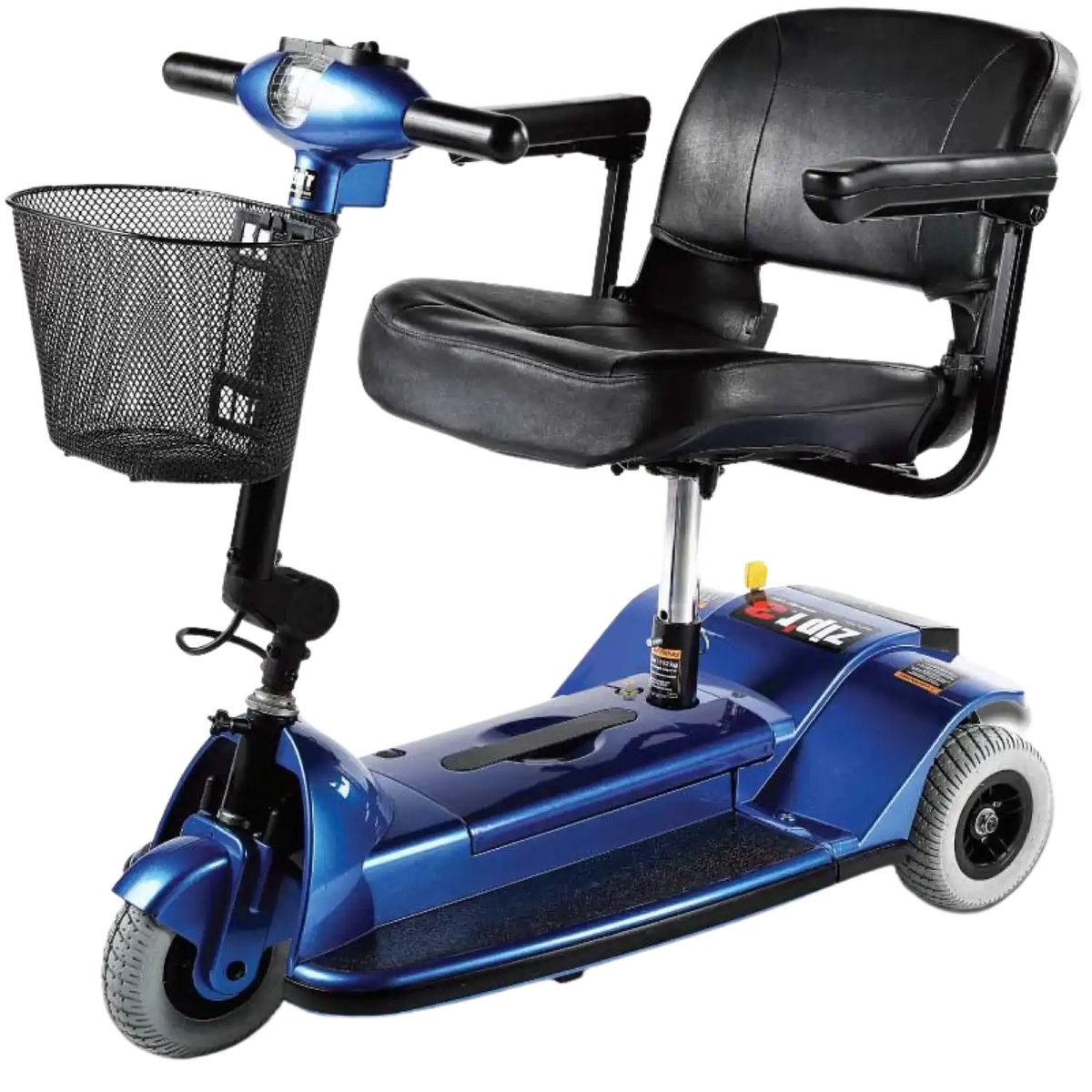 Zip'r 3 Mobility Scooter 3 Wheel 265 lbs. Capacity 24V 12 Miles 4.25MPH TSA Approved Blue New