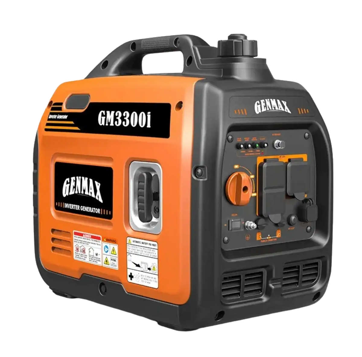 GENMAX GM3300i 3000W/3300W Inverter Generator Gas Recoil Start CO Detect Scratch and Dent