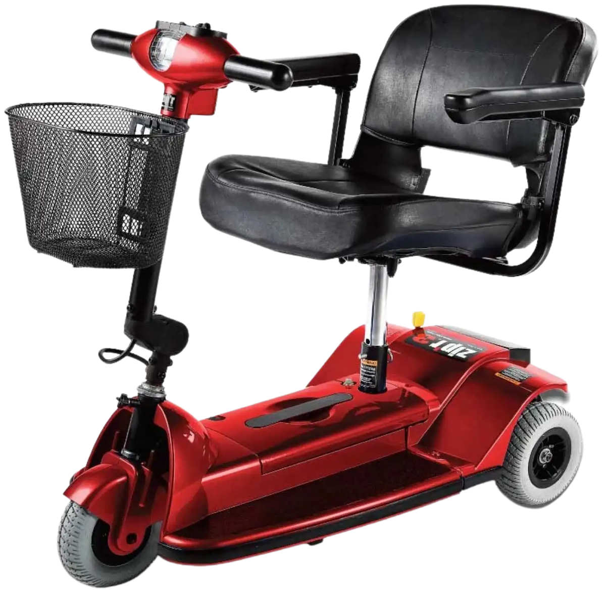 Zip'r 3 Mobility Scooter 3 Wheel 265 lbs. Capacity 24V 12 Miles 4.25MPH TSA Approved Red New